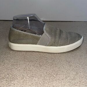 Vince Metallic Mesh Slip On Sneakers Women’s Size 8 Taupe Gold Casual Shoes